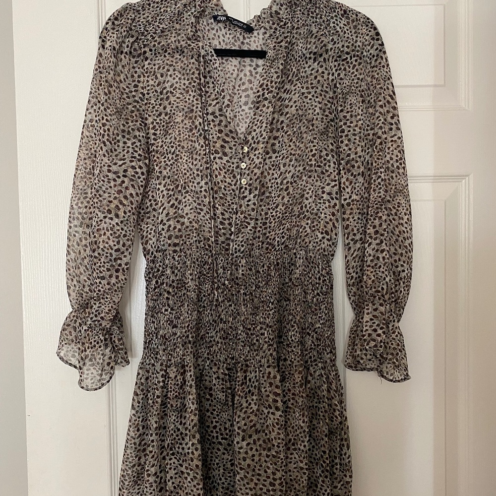 ZARA cheetah print dress!